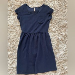 Navy dress medium Modcloth